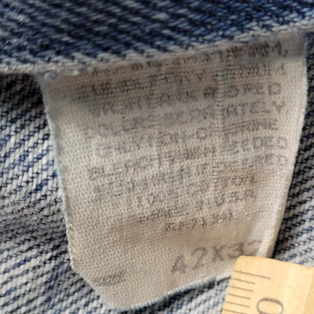 LL Bean‎ Double L Jeans Mens 42x32 Blue Excellent Straight Leg Denim Pants